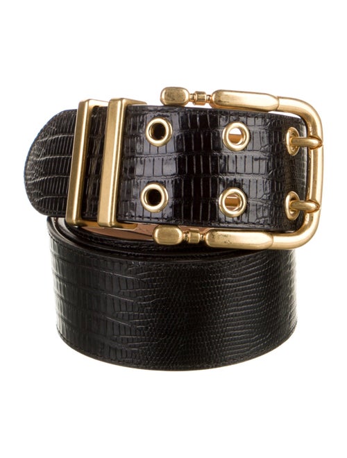 By Far Lizard Belt