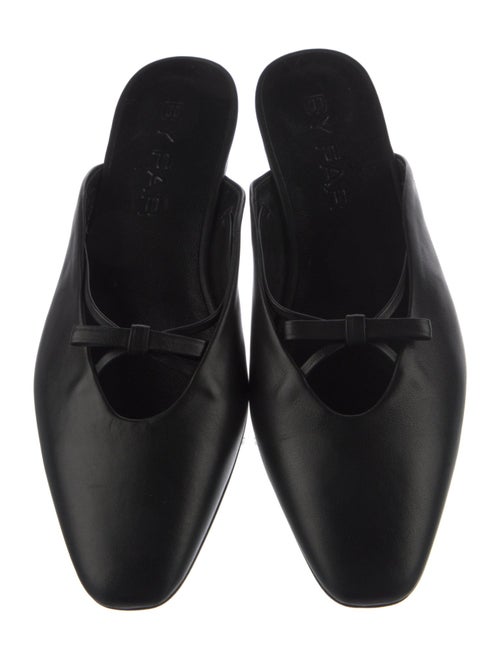 By Far Leather Mules