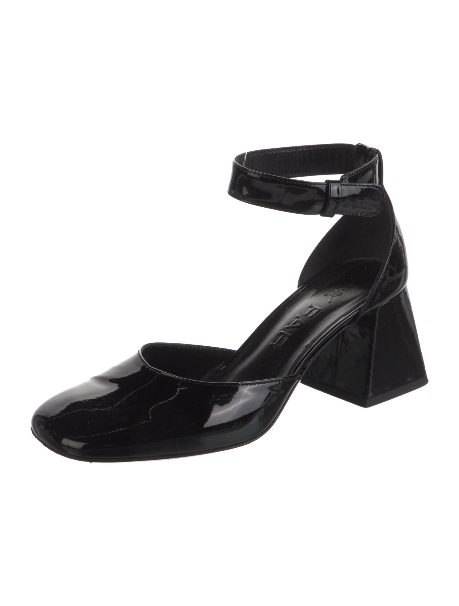 By Far Patent Leather D'Orsay Pumps