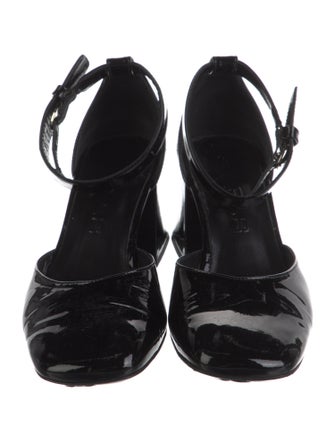 By Far Patent Leather D'Orsay Pumps