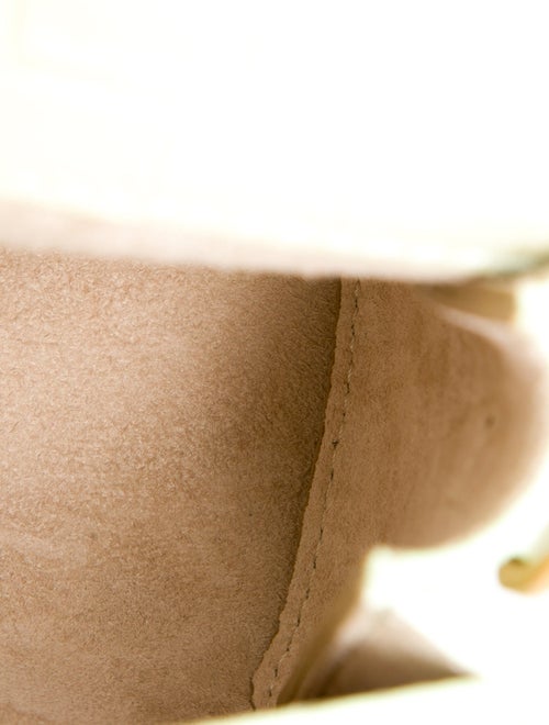 By Far Embossed Leather Top Handle Bag