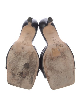 By Far Leather Slides