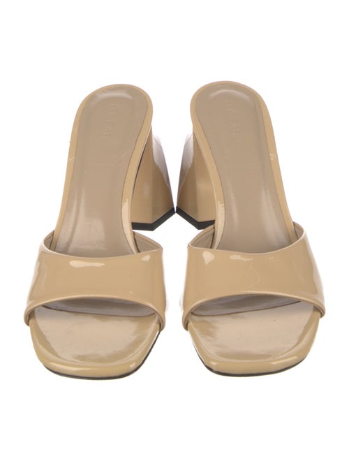 By Far Patent Leather Slides