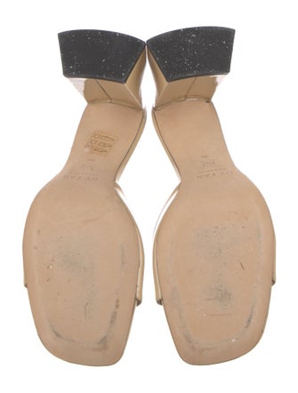 By Far Patent Leather Slides