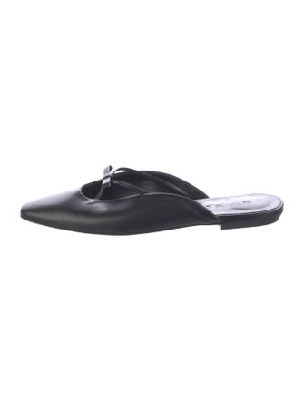 By Far Leather Mules