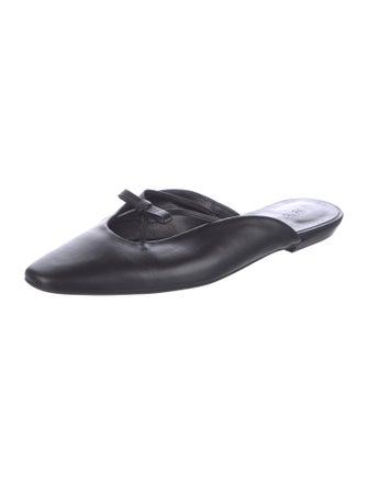 By Far Leather Mules
