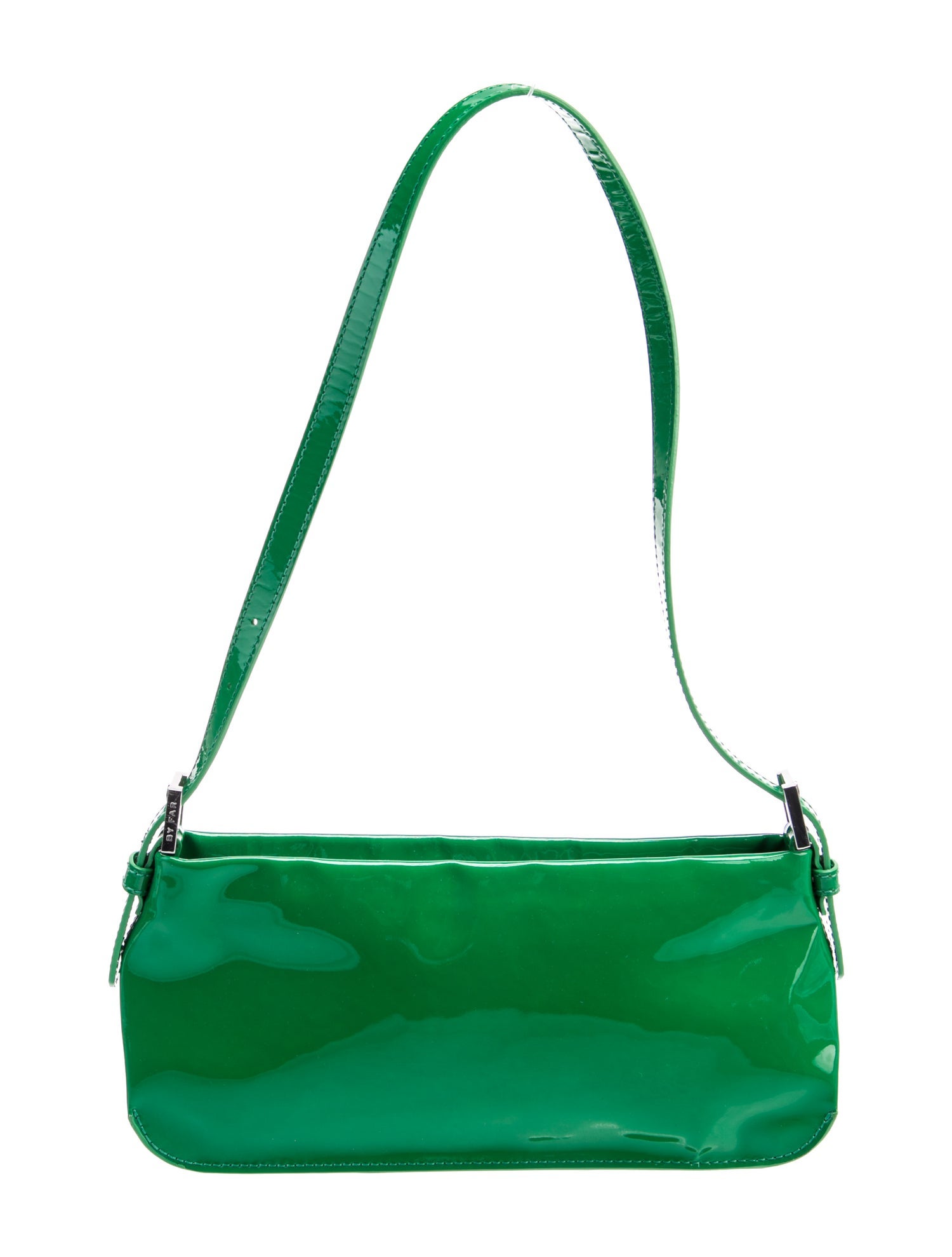By Far Patent Leather Shoulder Bag