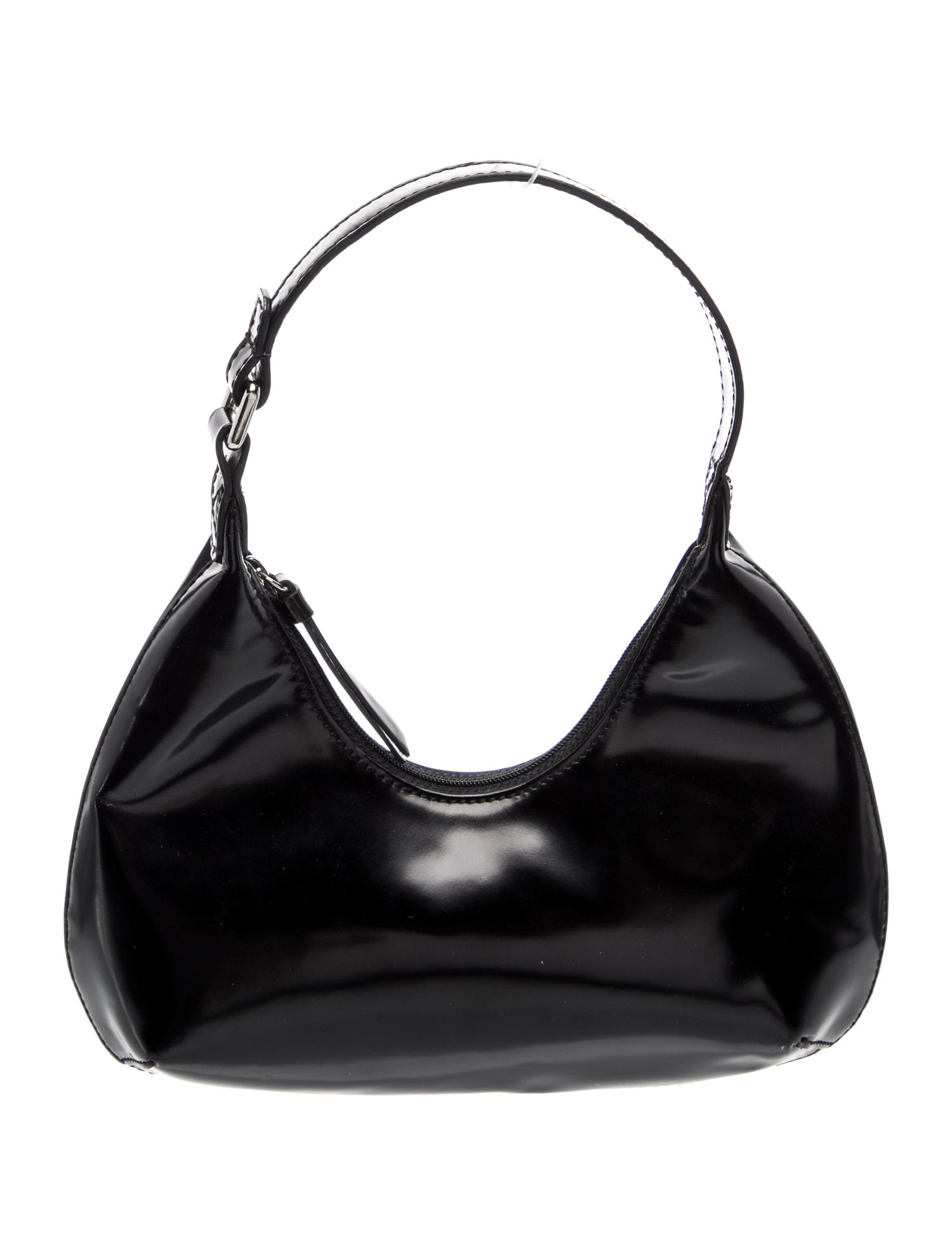 By Far Patent Leather Shoulder Bag