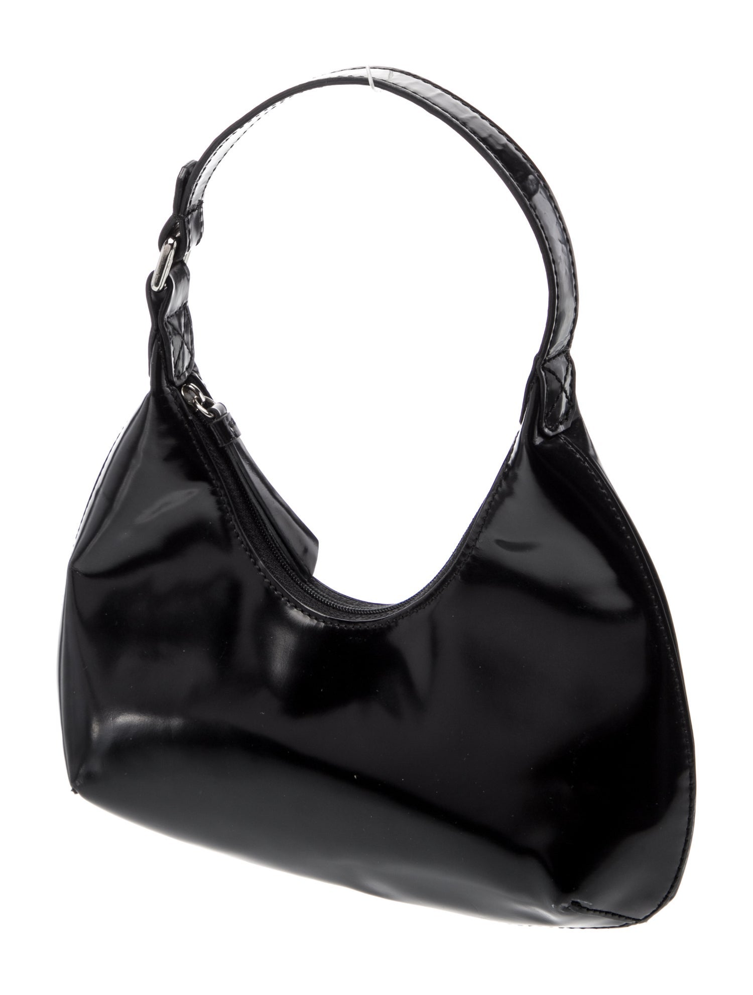 By Far Patent Leather Shoulder Bag
