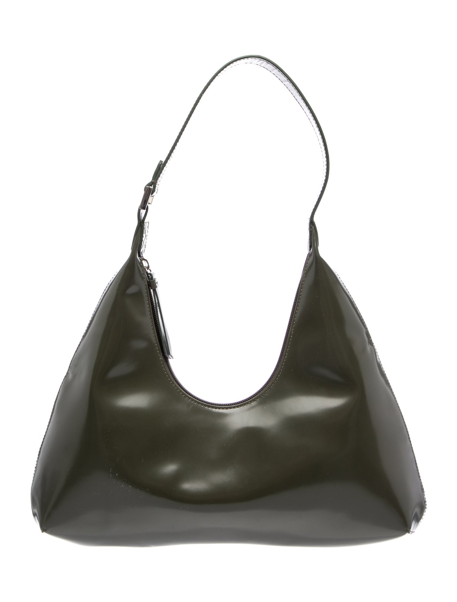By Far Patent Leather Shoulder Bag