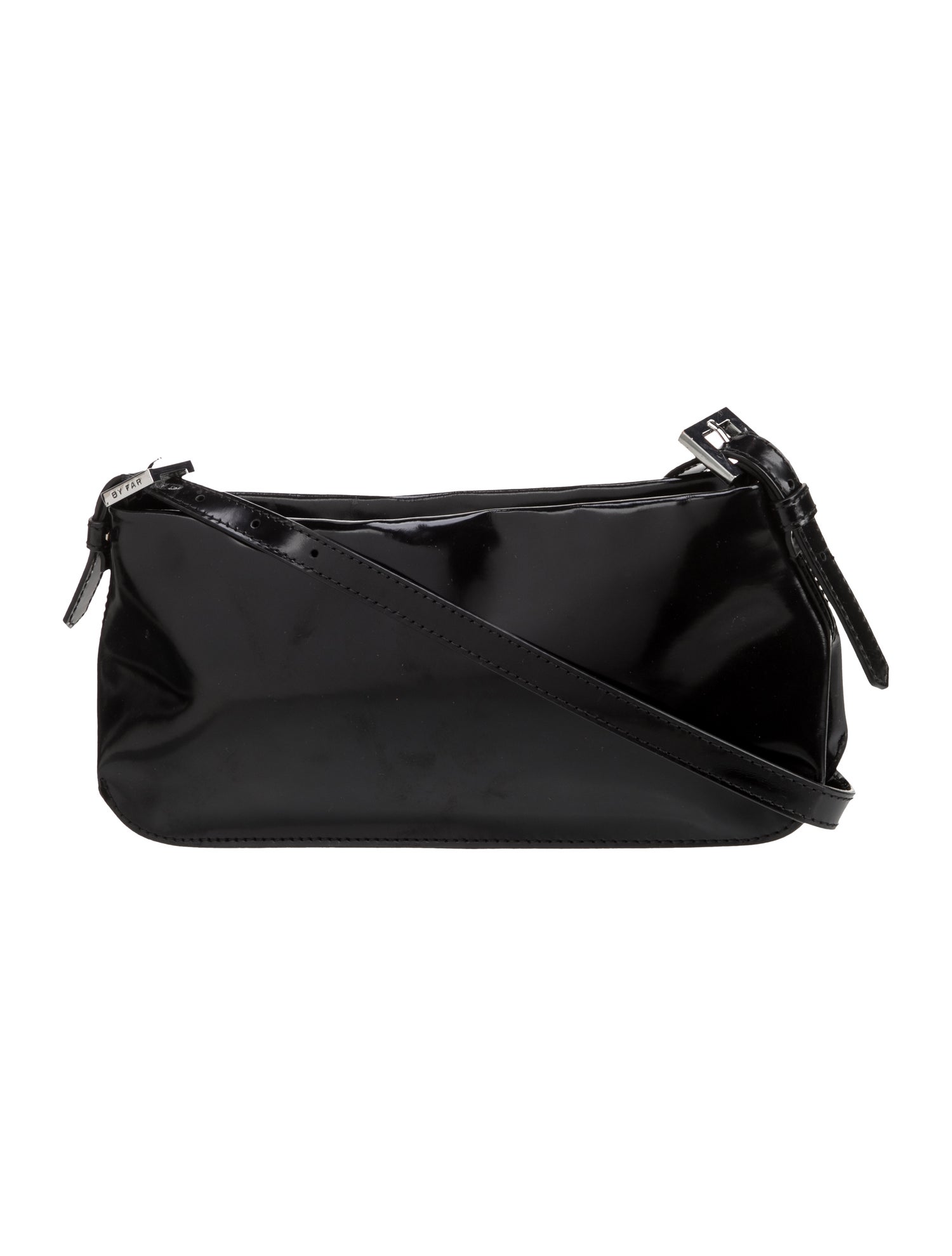 By Far Patent Leather Shoulder Bag