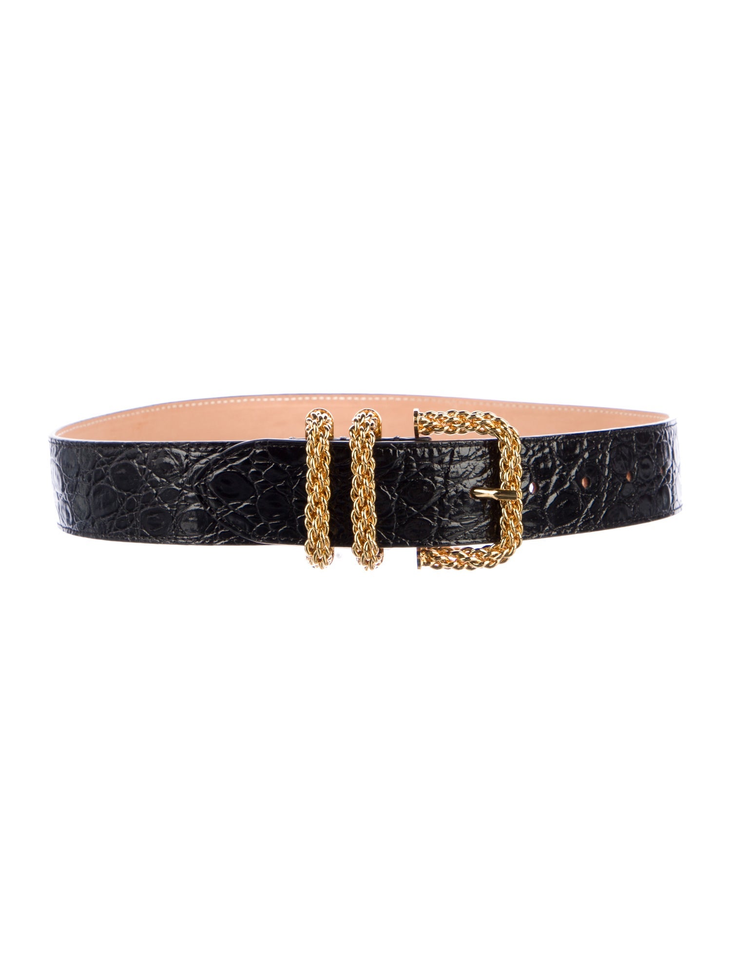 By Far Patent Leather Belt