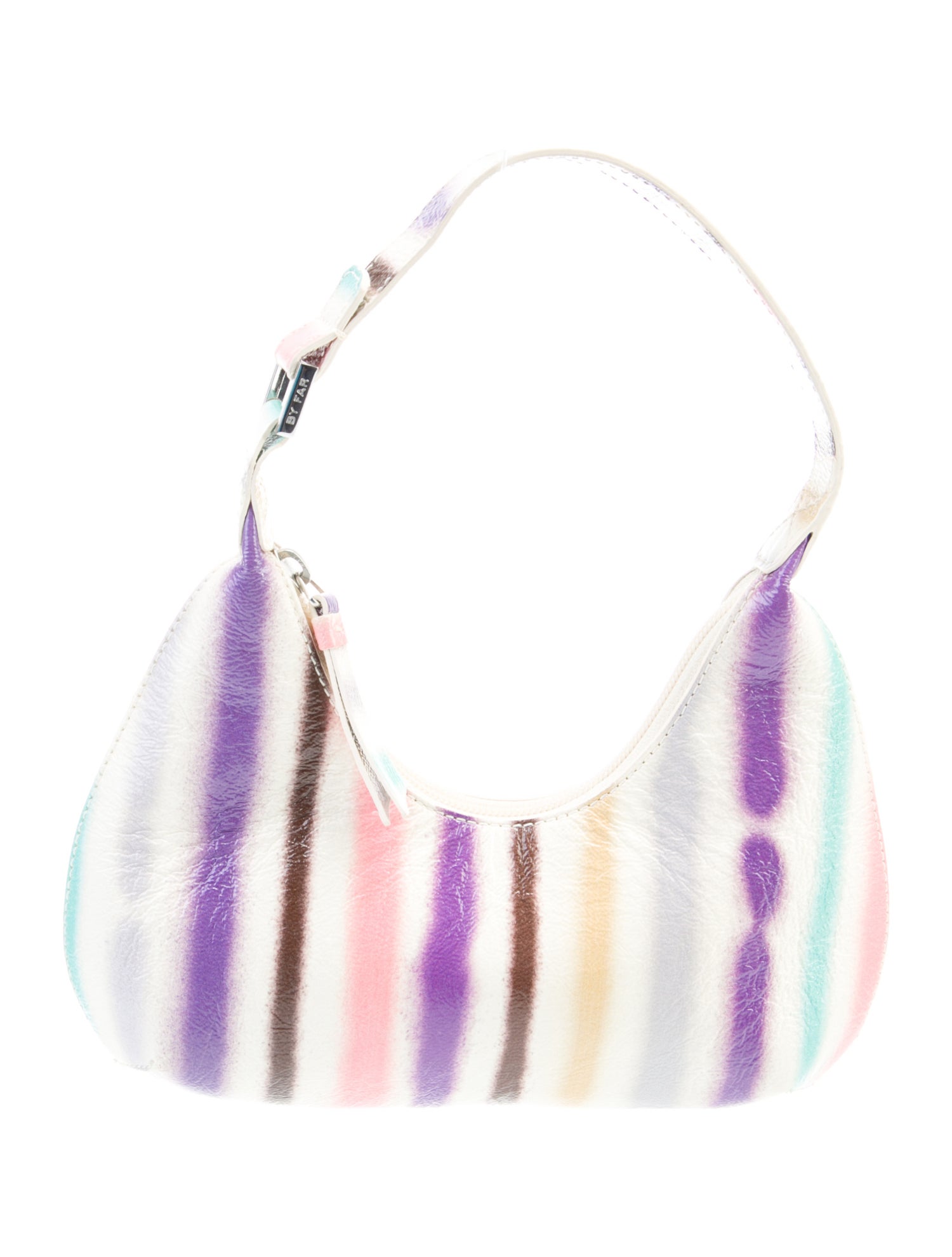 By Far Patent Leather Top Handle Bag