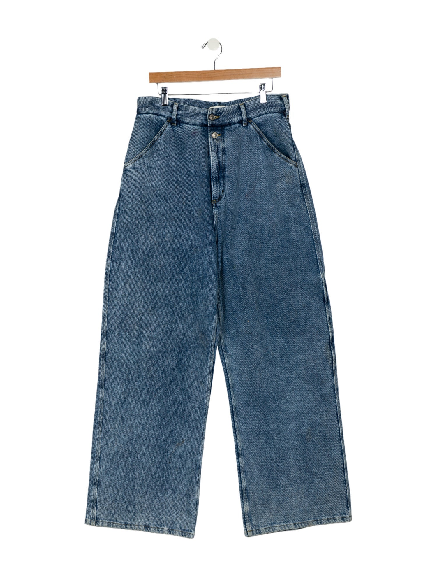 By Far High-Rise Wide Leg Jeans