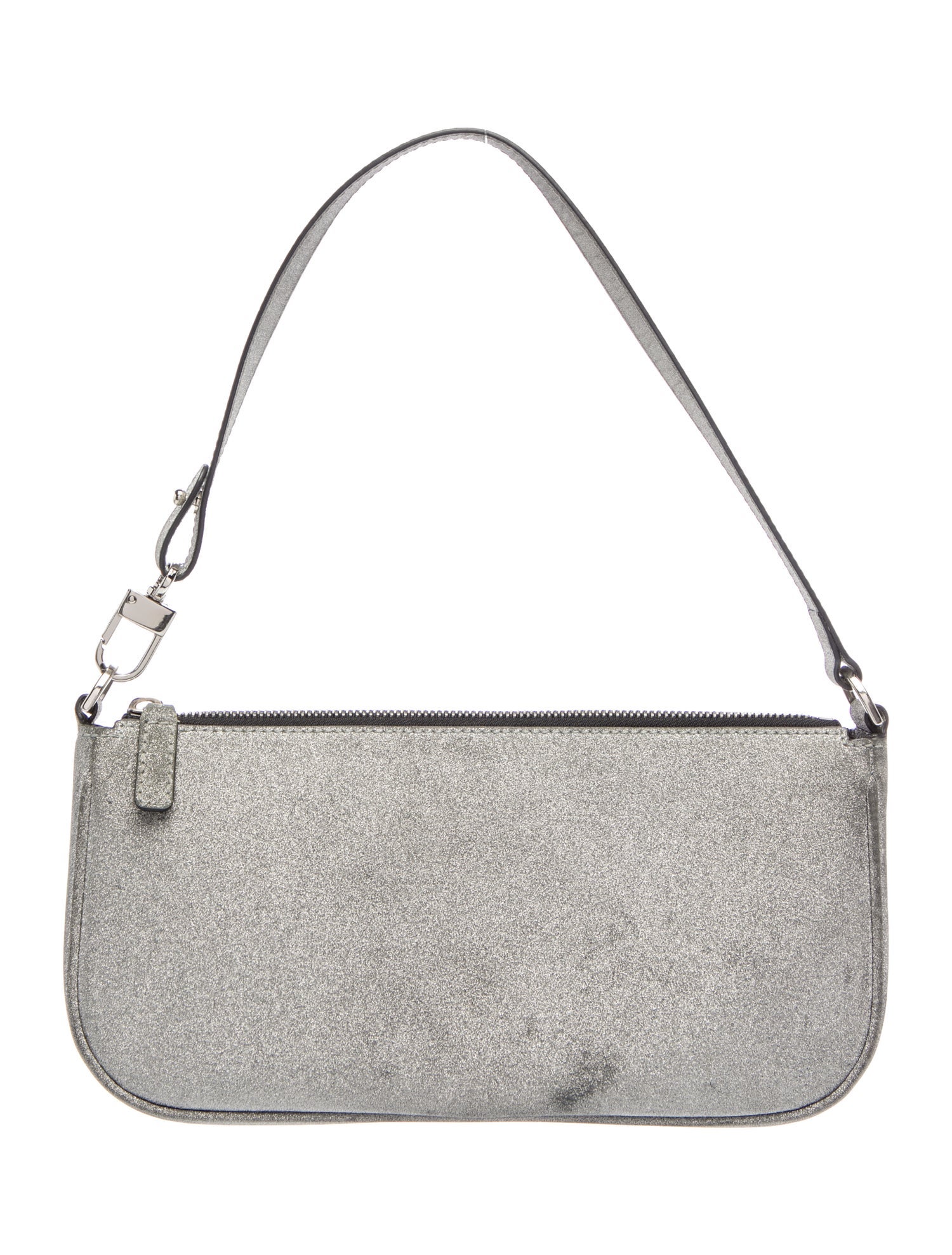 By Far Leather Top Handle Bag