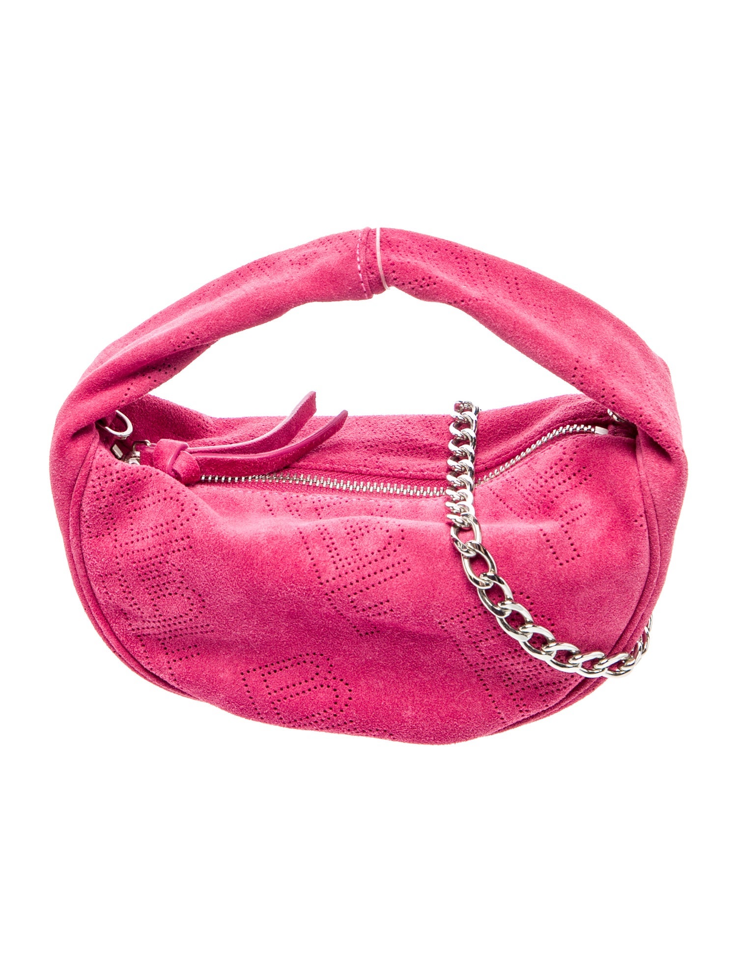 By Far Suede Top Handle Bag