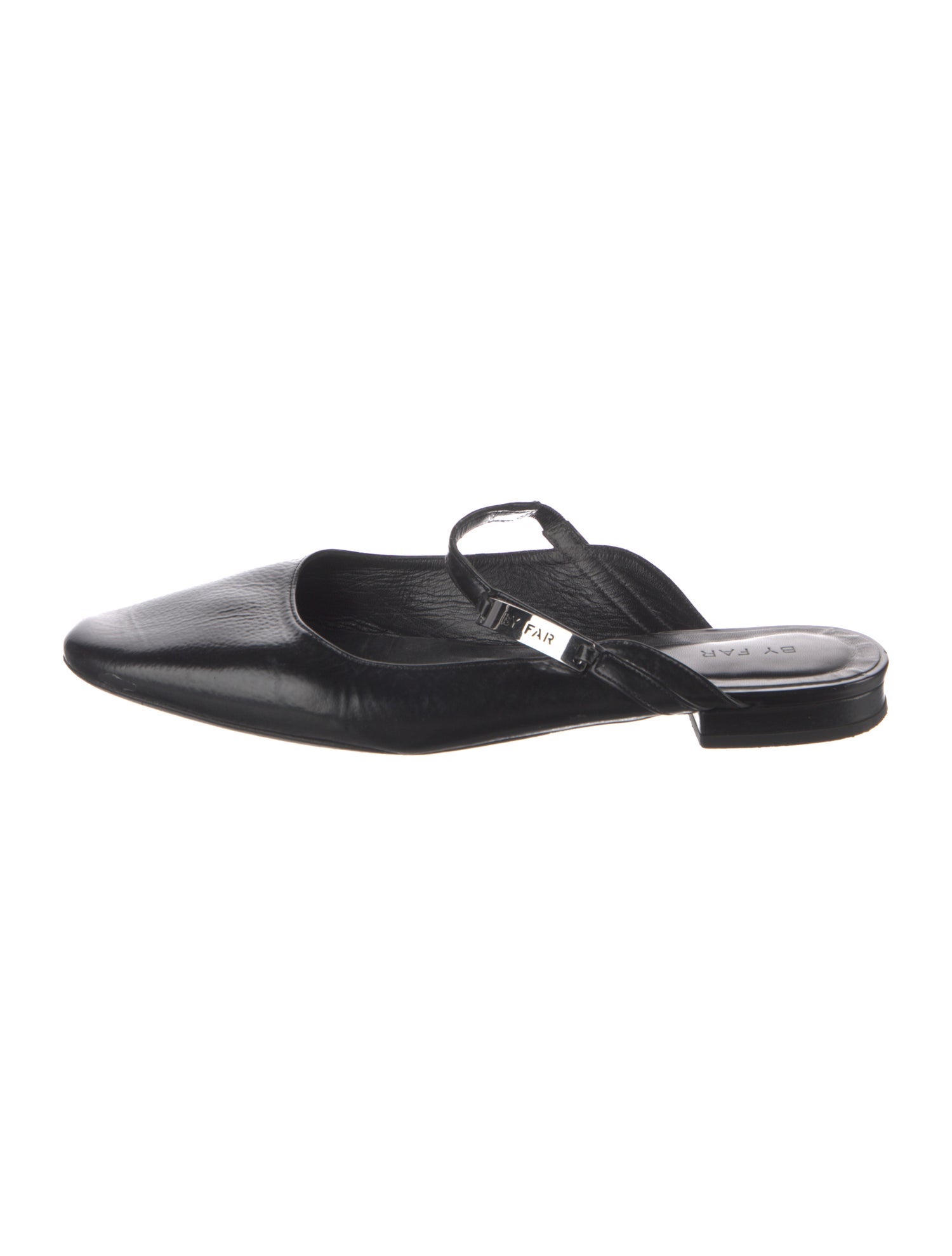 By Far Leather Mules