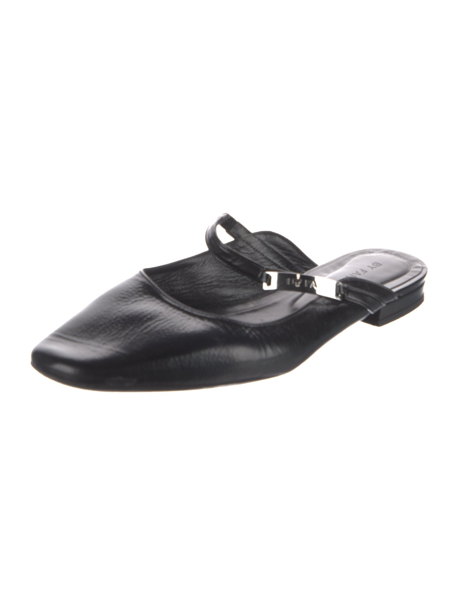 By Far Leather Mules