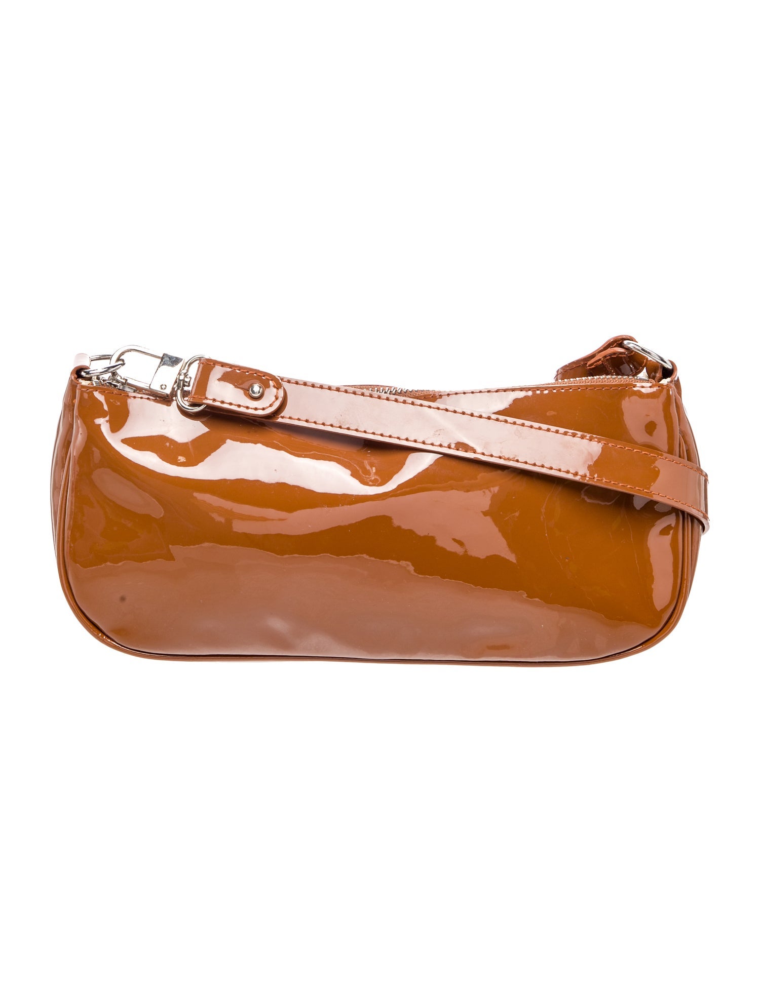 By Far Patent Leather Shoulder Bag