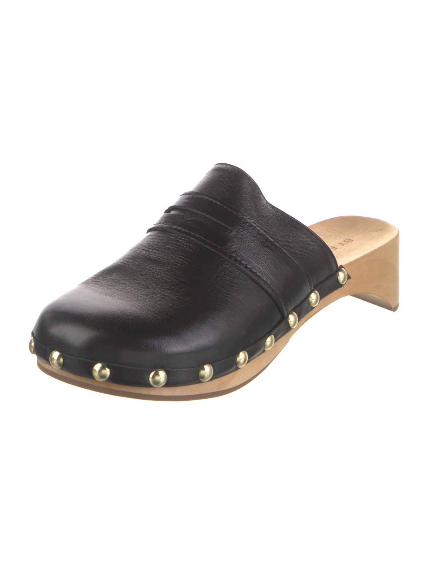 By Far Leather Mules