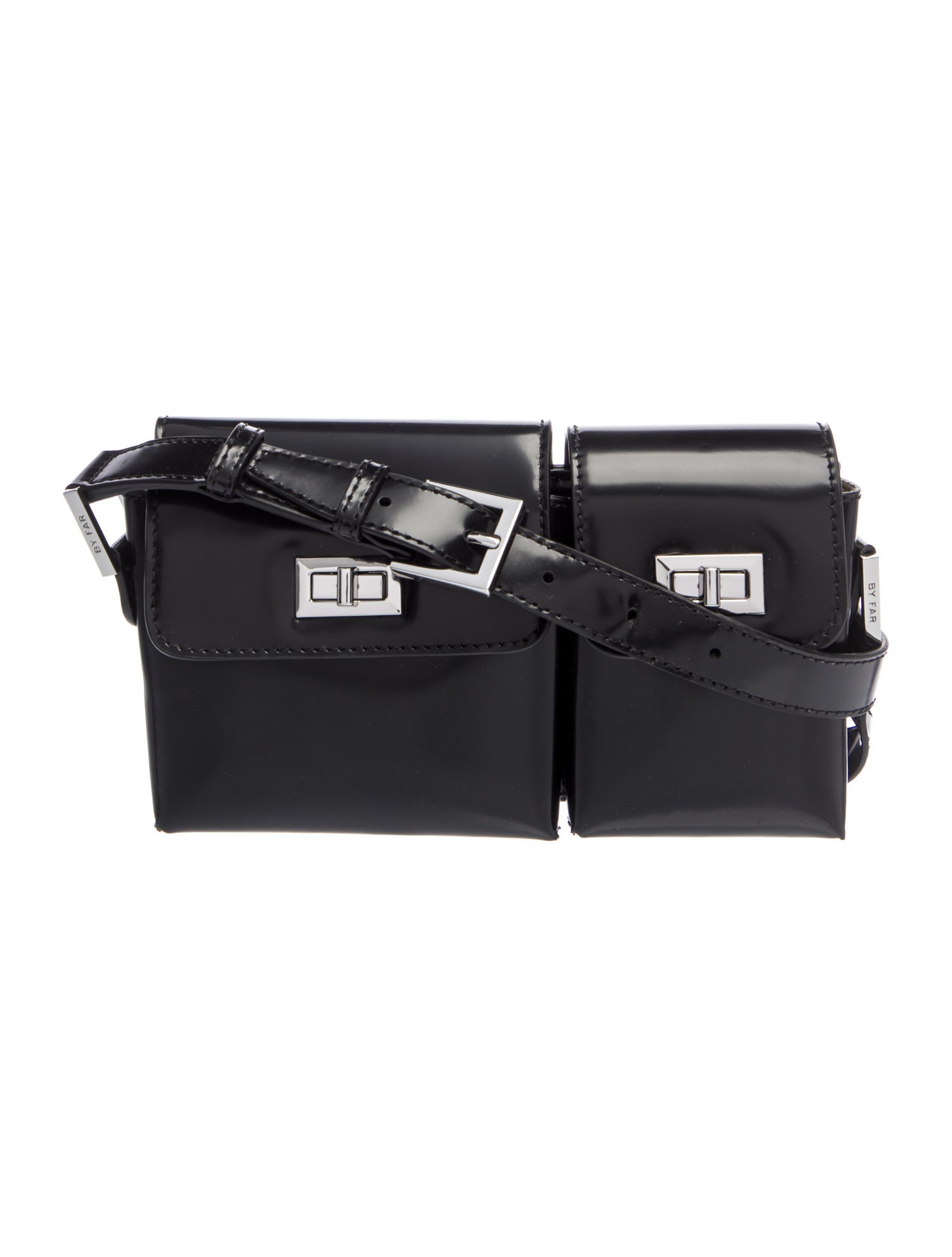 By Far Patent Leather Shoulder Bag