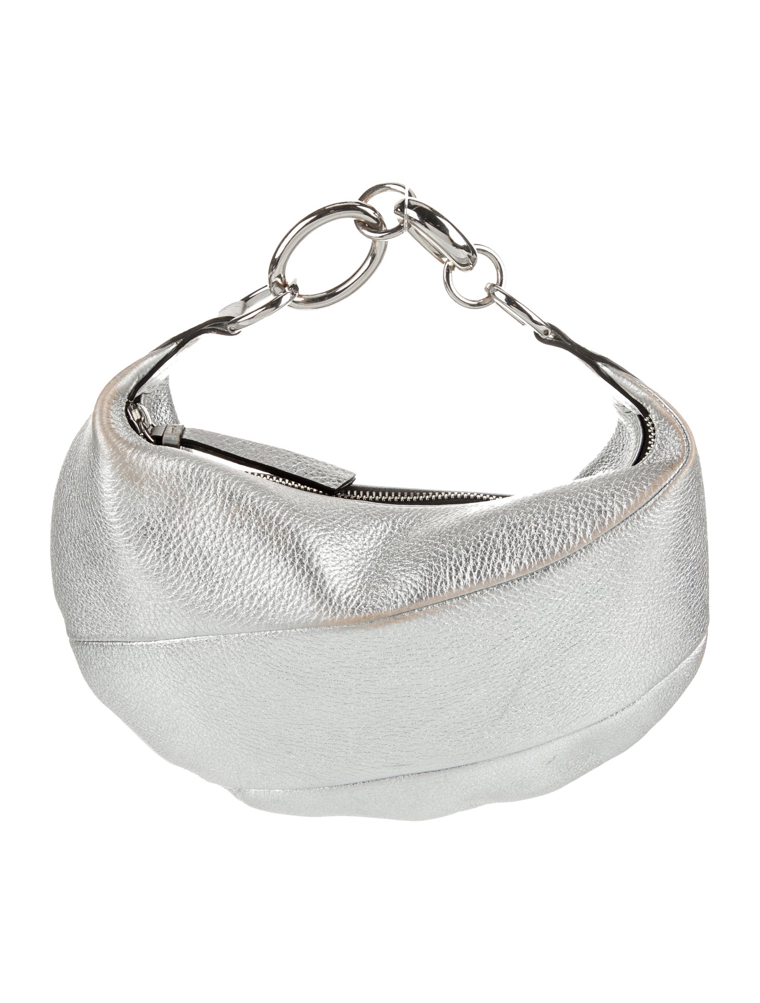 By Far Leather Top Handle Bag