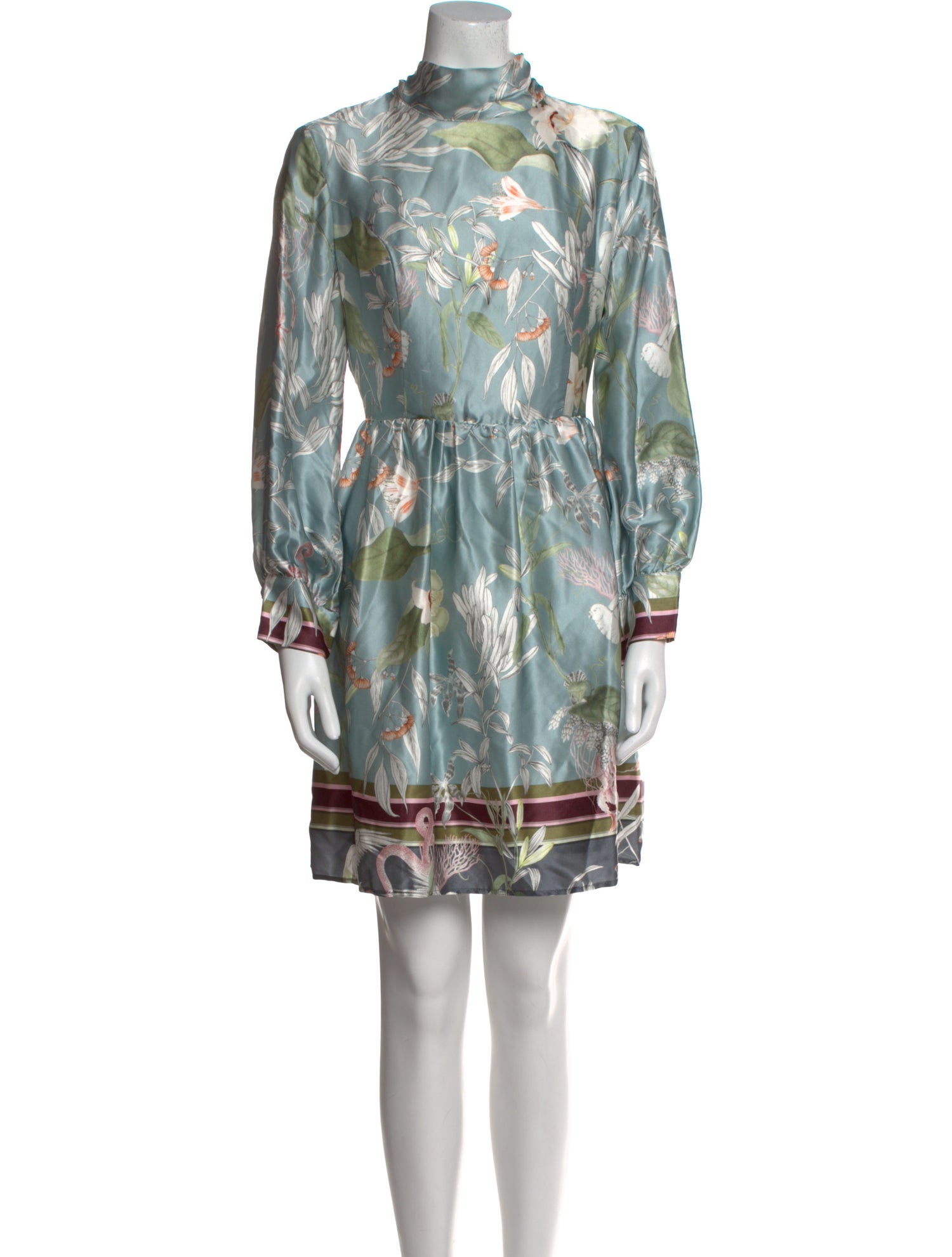 By Malina Silk Mini Dress