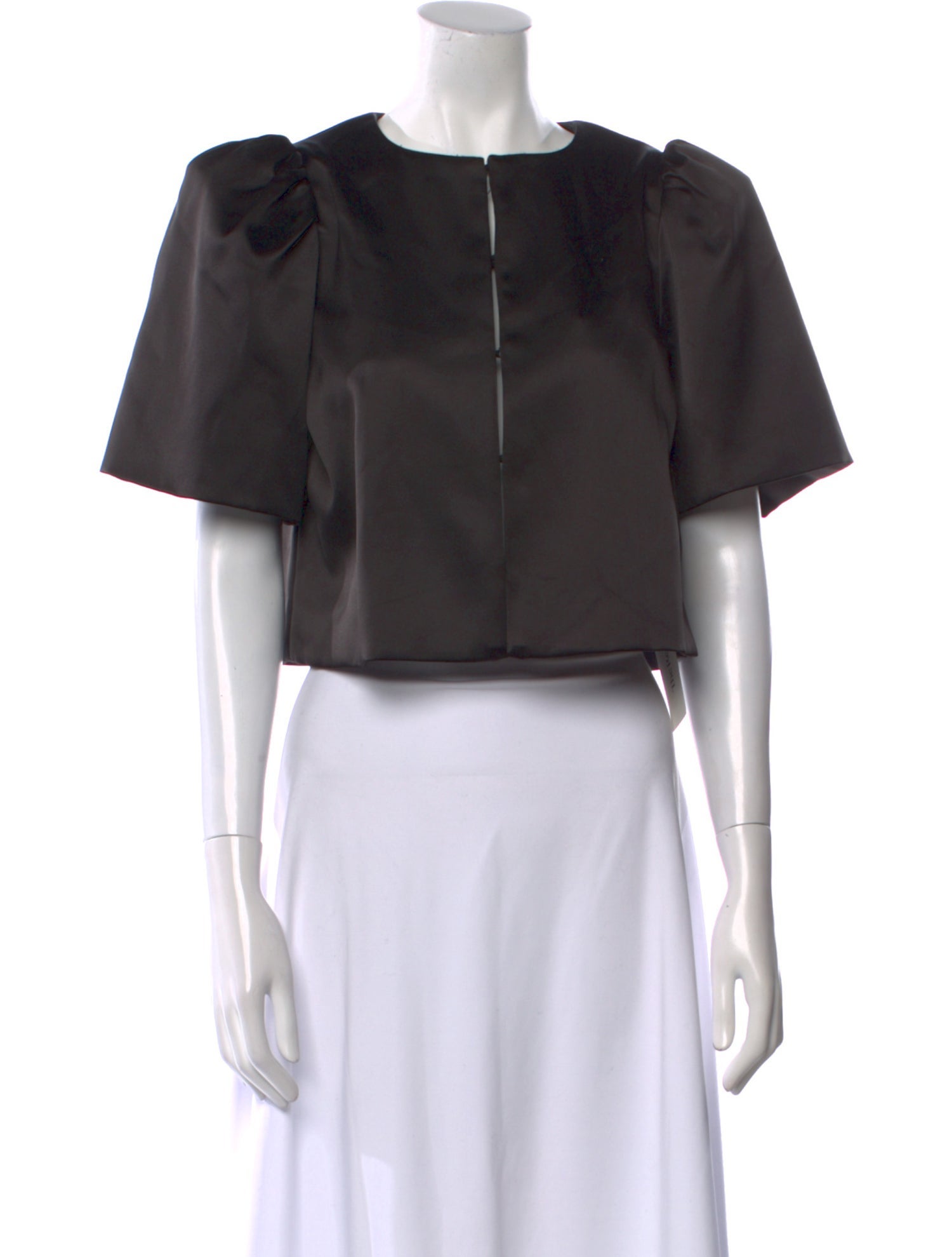 By Malina Crew Neck Short Sleeve Crop Top w/ Tags