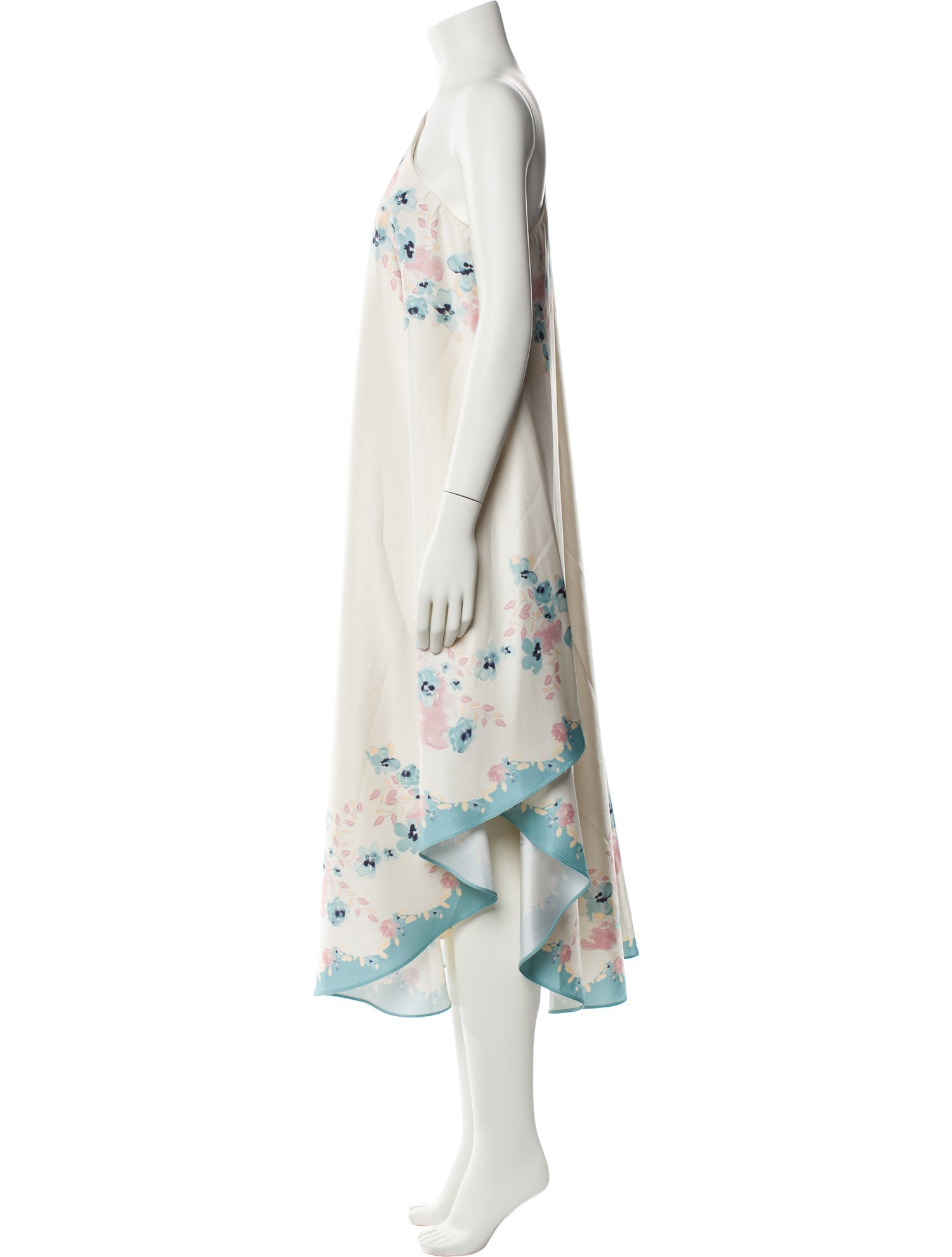 By Malina Floral Print Long Dress
