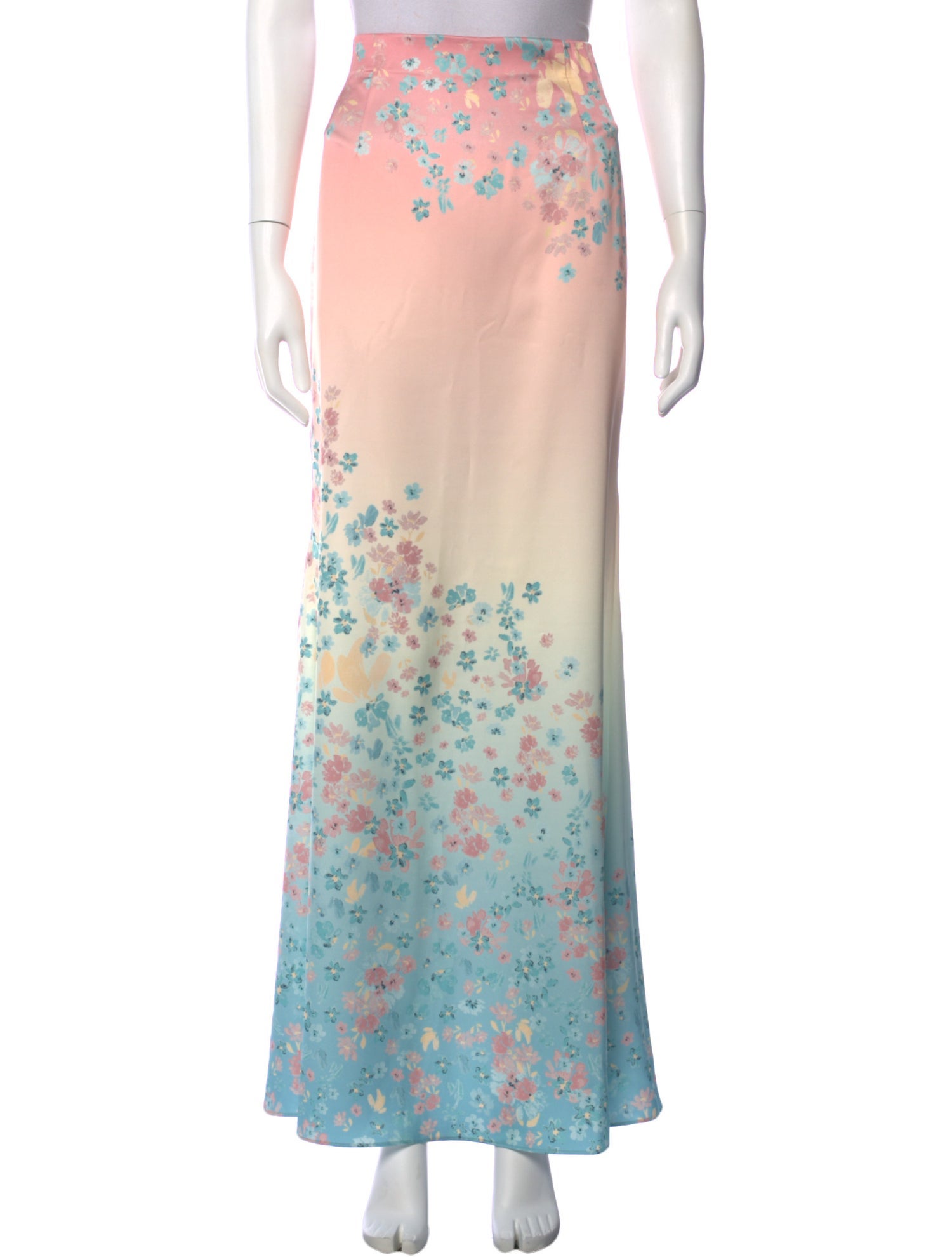 By Malina Floral Print Long Skirt w/ Tags