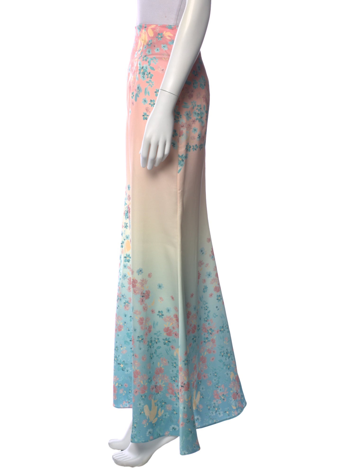 By Malina Floral Print Long Skirt w/ Tags