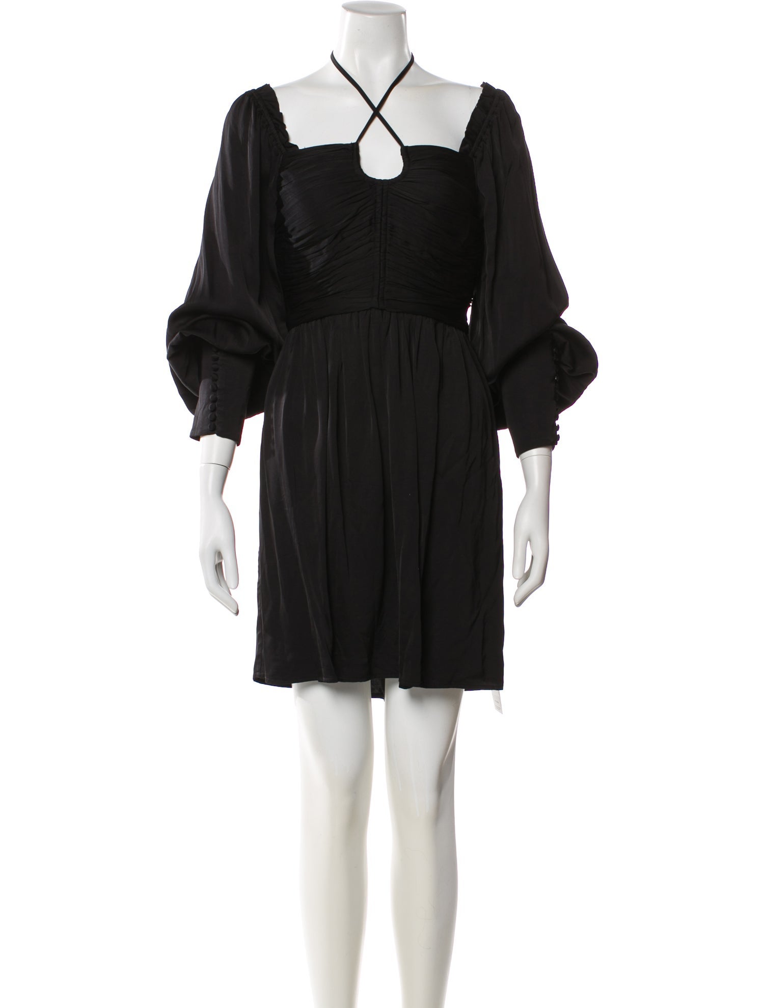 By Malina Square Neckline Mini Dress