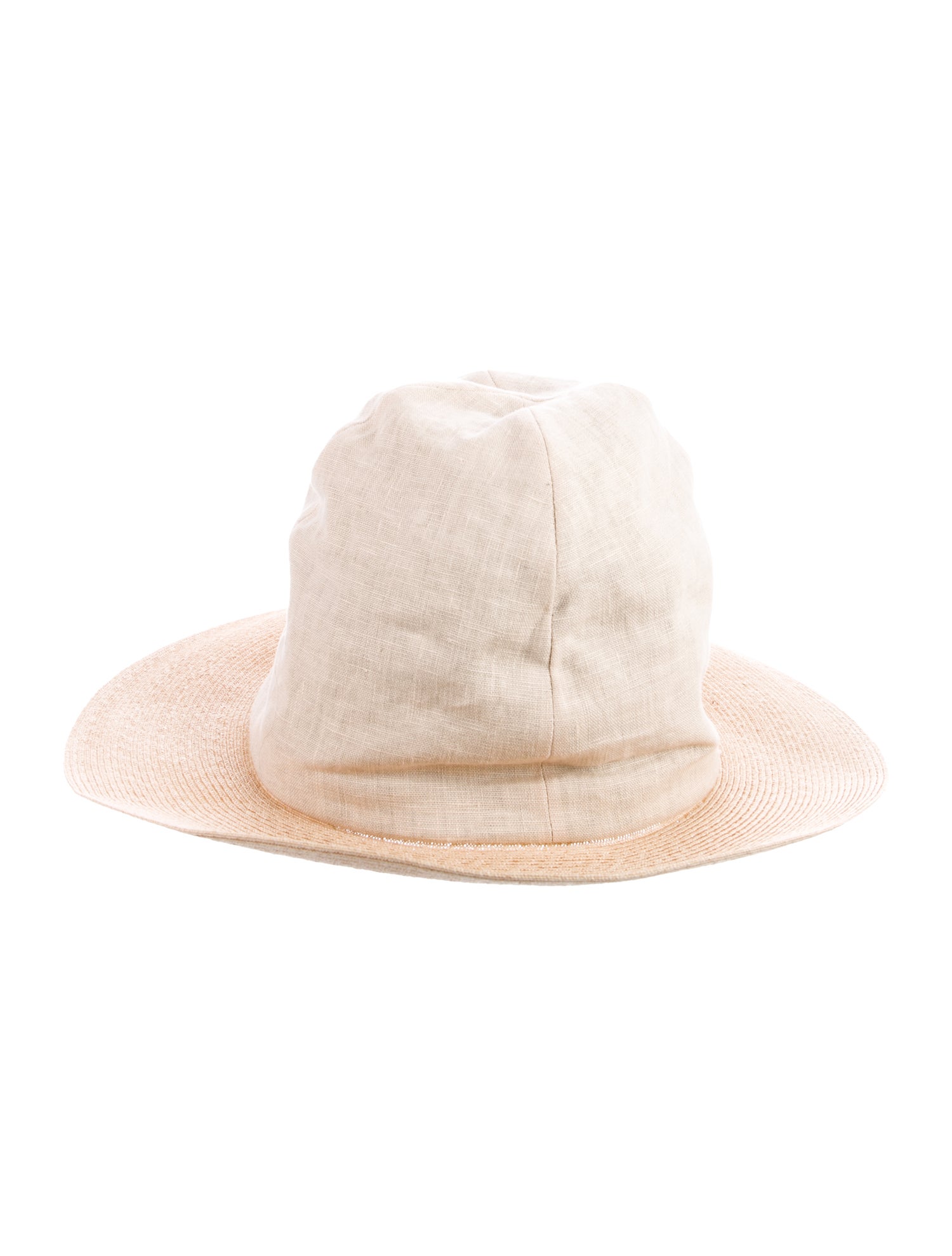 B Yohji Yamamoto Wool Straw Hat