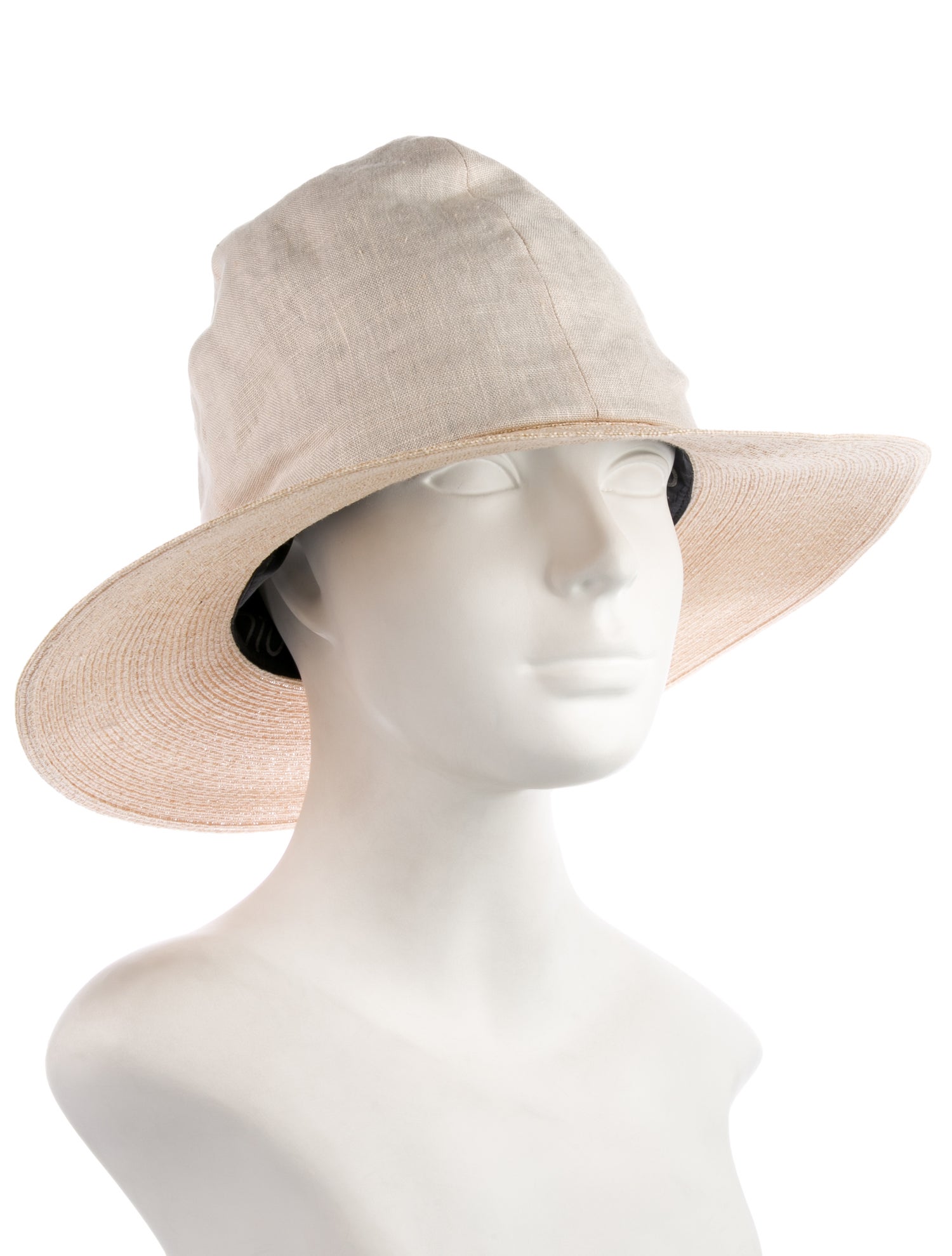 B Yohji Yamamoto Wool Straw Hat
