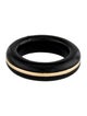 By Pariah 14K Onyx Essential Stacking Ring