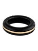 By Pariah 14K Onyx Essential Stacking Ring