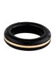 By Pariah 14K Onyx Essential Stacking Ring