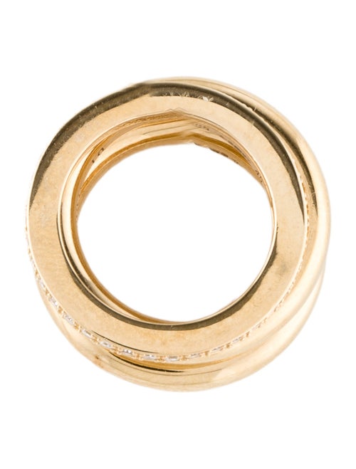 By Pariah 14K Diamond Triple Pinky Ring Stack Band