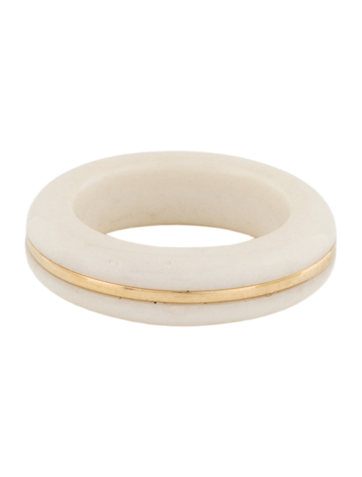 By Pariah 14K Agate Essential Gem Stacking Ring