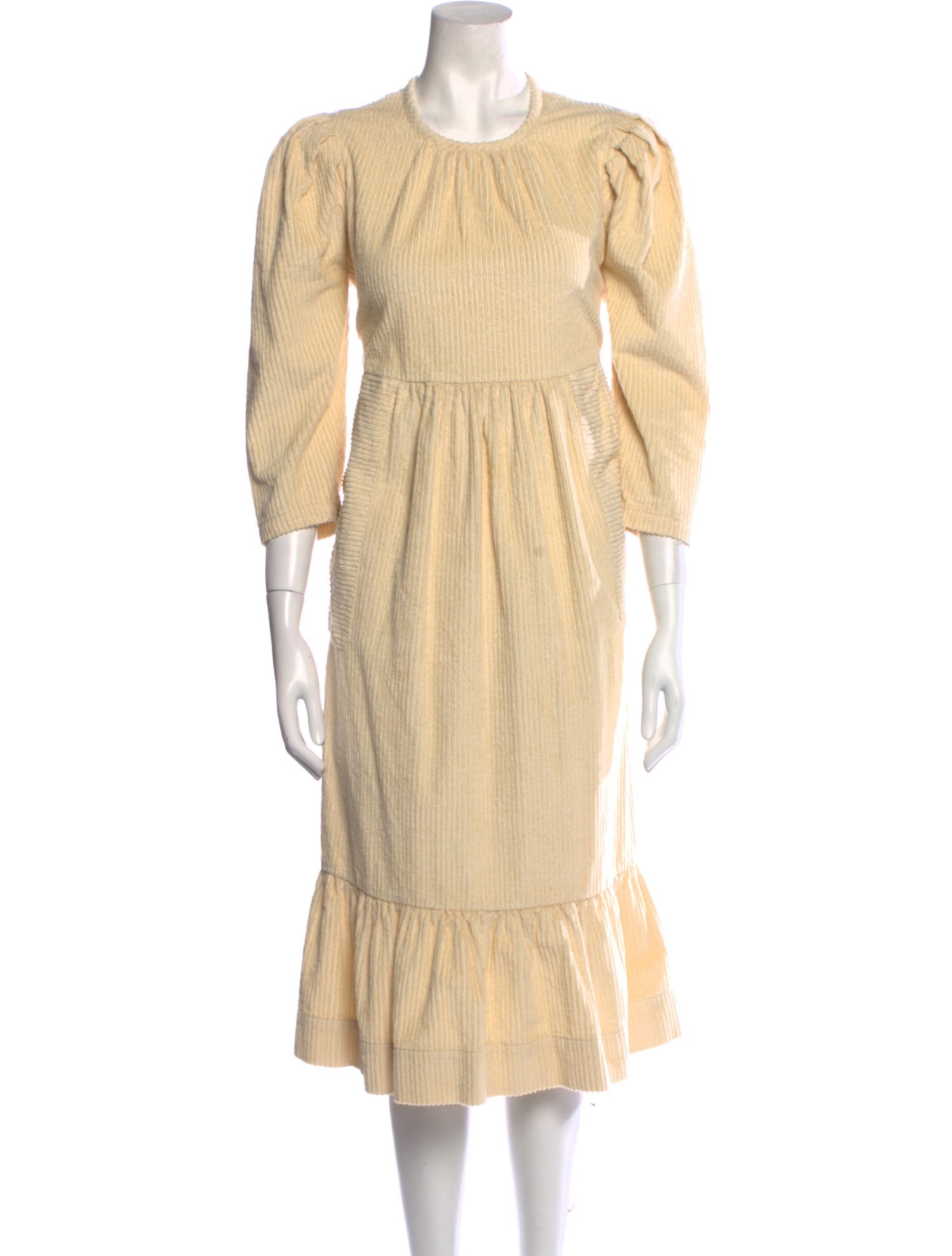 byTiMo Crew Neck Midi Length Dress