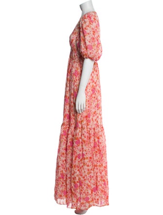 byTiMo Floral Print Long Dress