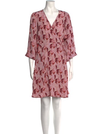 byTiMo Floral Print Knee-Length Dress
