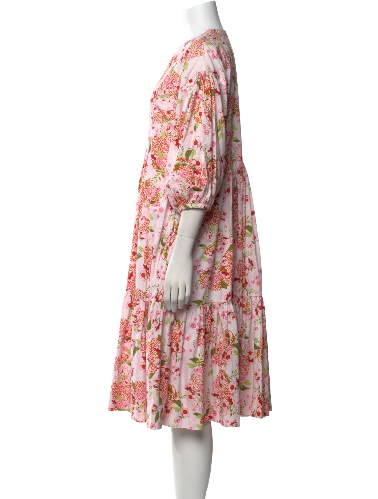 byTiMo Floral Print Midi Length Dress