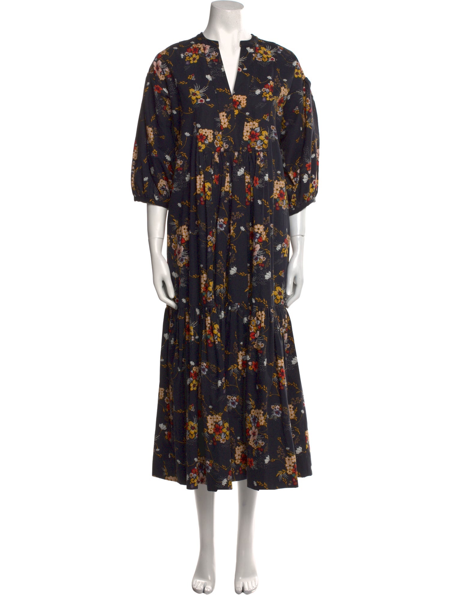 byTiMo Floral Print Long Dress