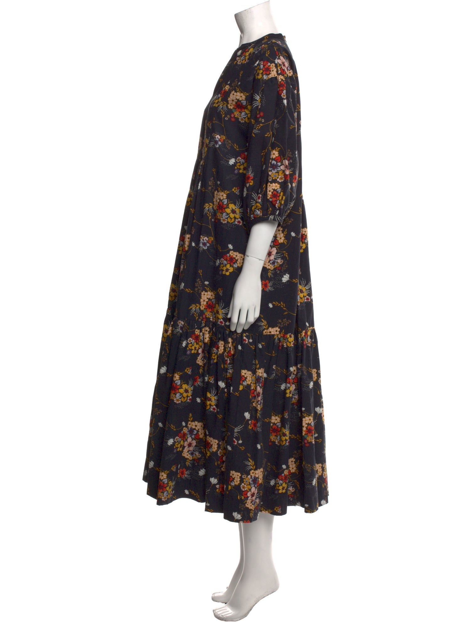 byTiMo Floral Print Long Dress