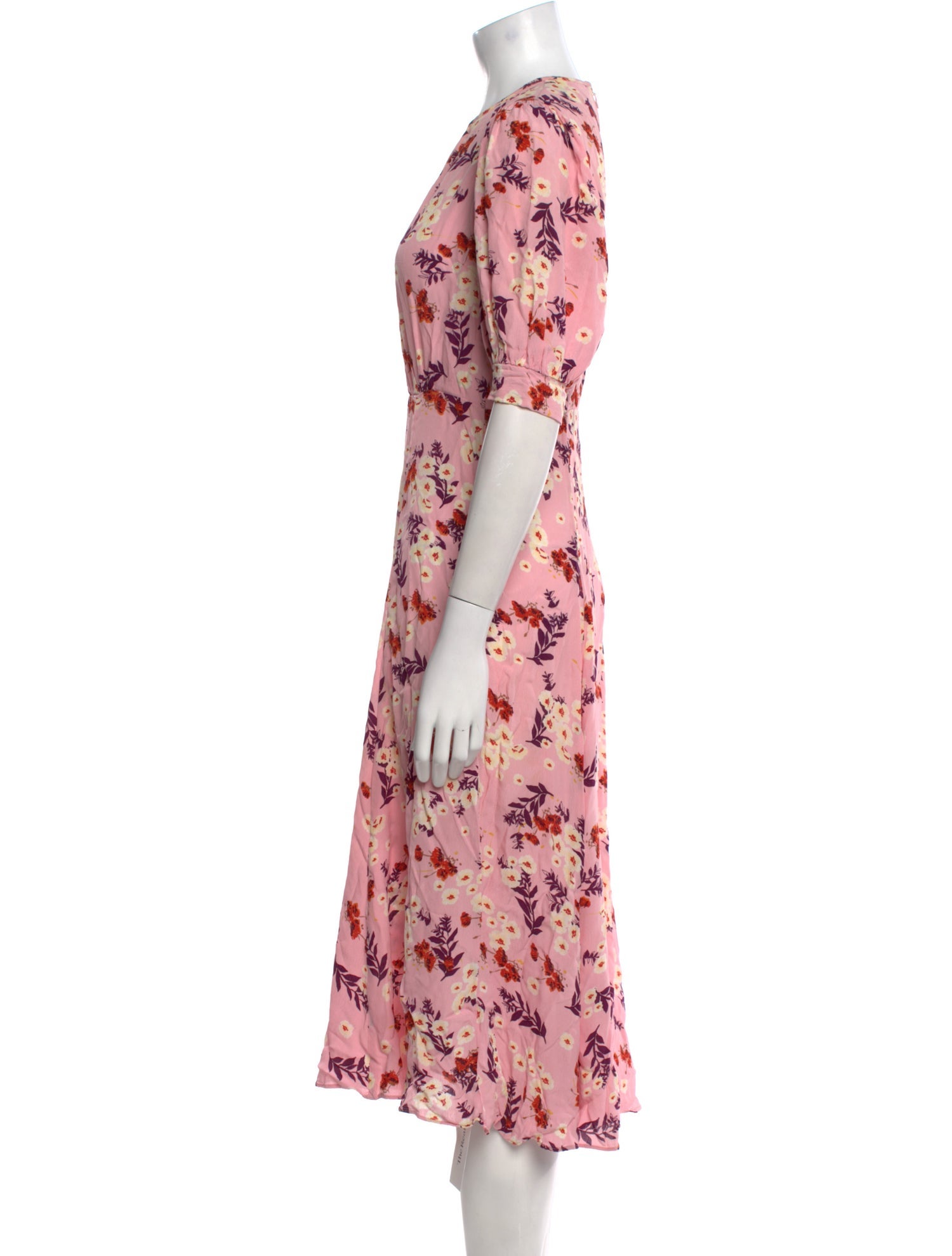 byTiMo Floral Print Midi Length Dress