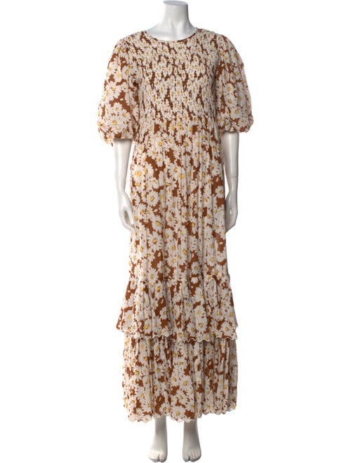 byTiMo Floral Print Long Dress