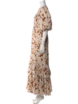 byTiMo Floral Print Long Dress