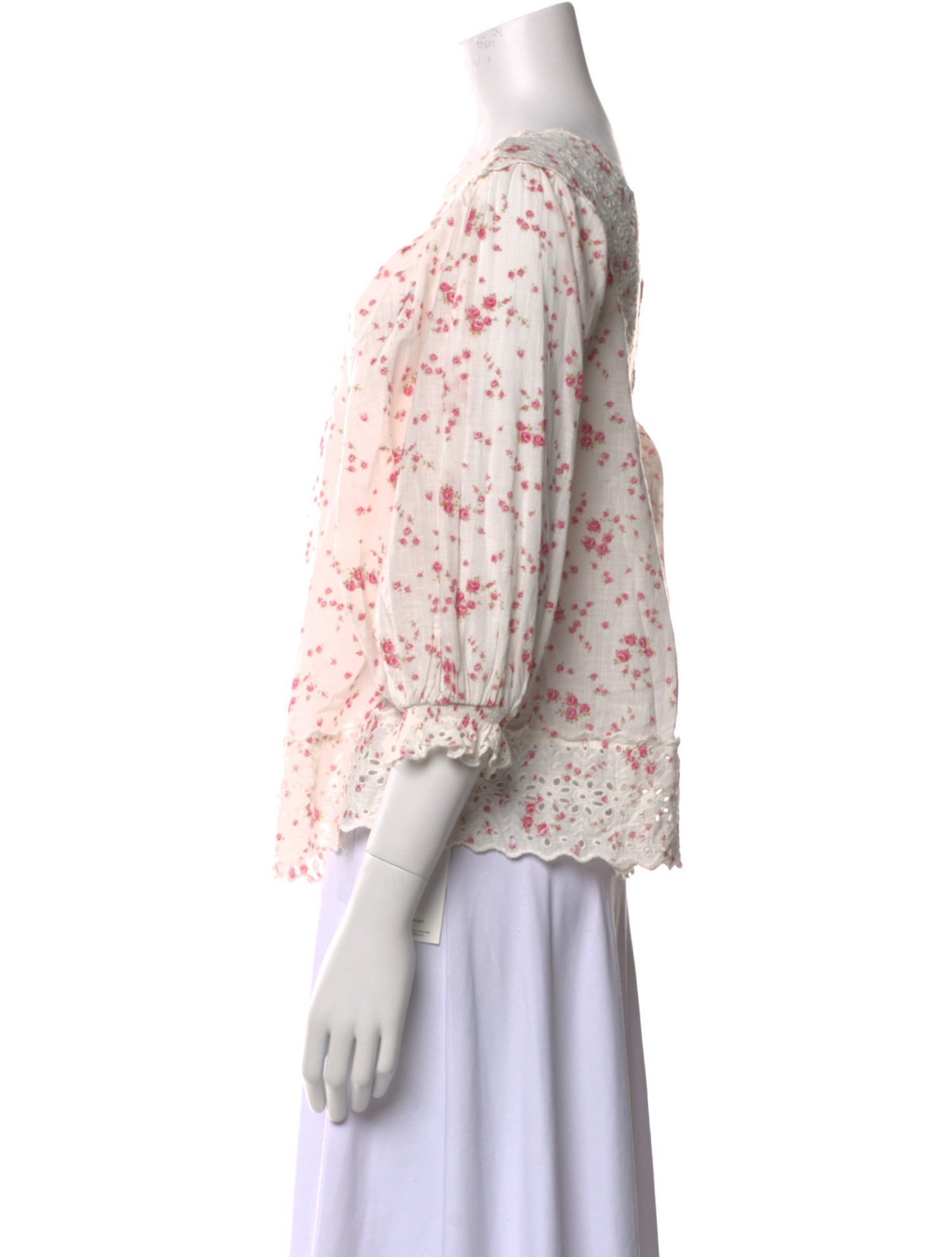 byTiMo Floral Print V-Neck Blouse