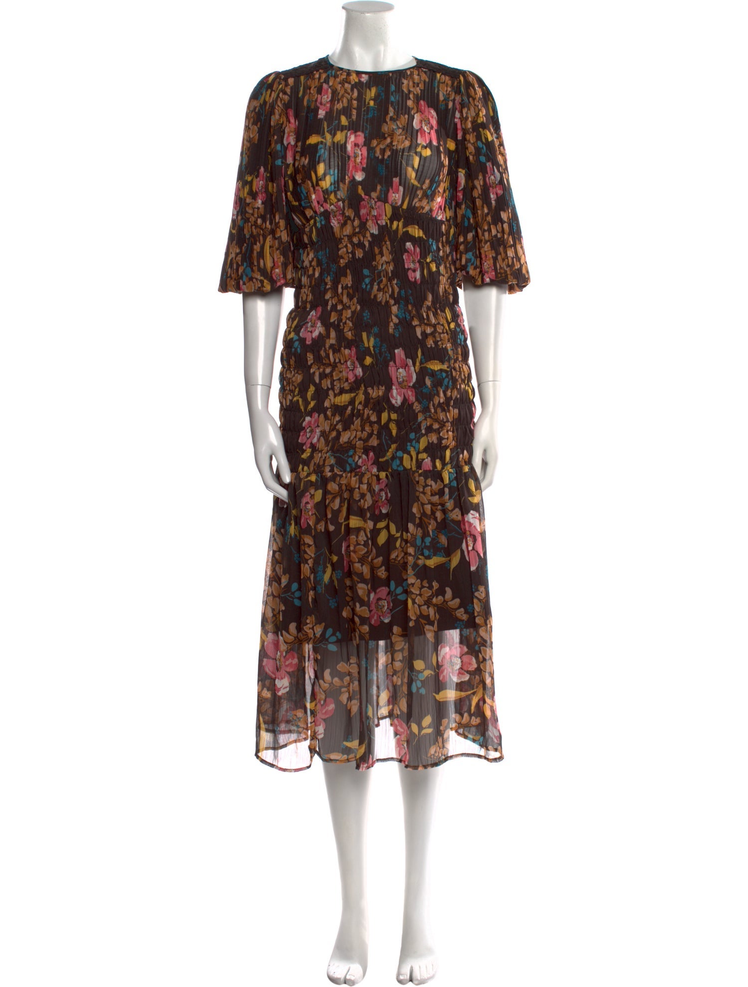 byTiMo Floral Print Long Dress